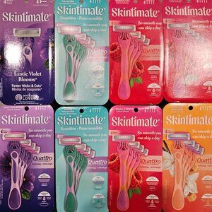 (8) NEW Schick Skintimate Disposable Razors Variety